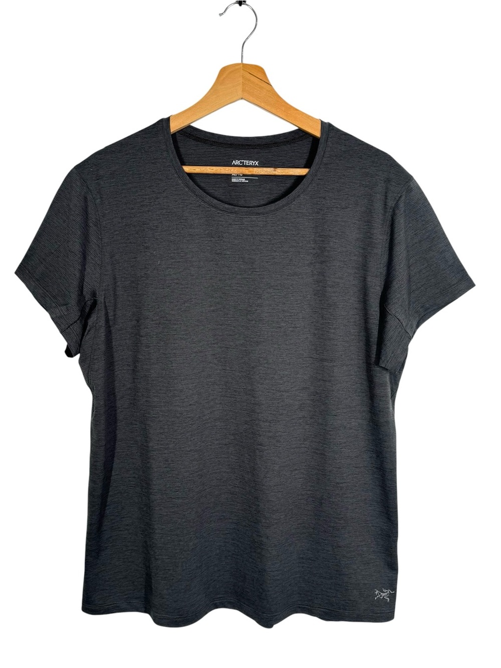 Arc'Teryx Taema Crew SS W T-Shirt Top Women's XL TG Gray Hiking Performance